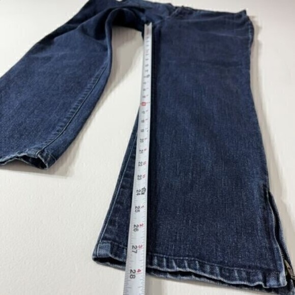 Lauren Jeans Co Ralph Lauren Jeans Womens Blue Zip Ankle Size 10 - Picture 5 of 8